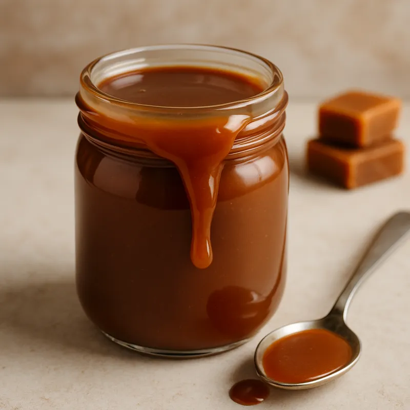 Selbstgemachte Karamellsauce