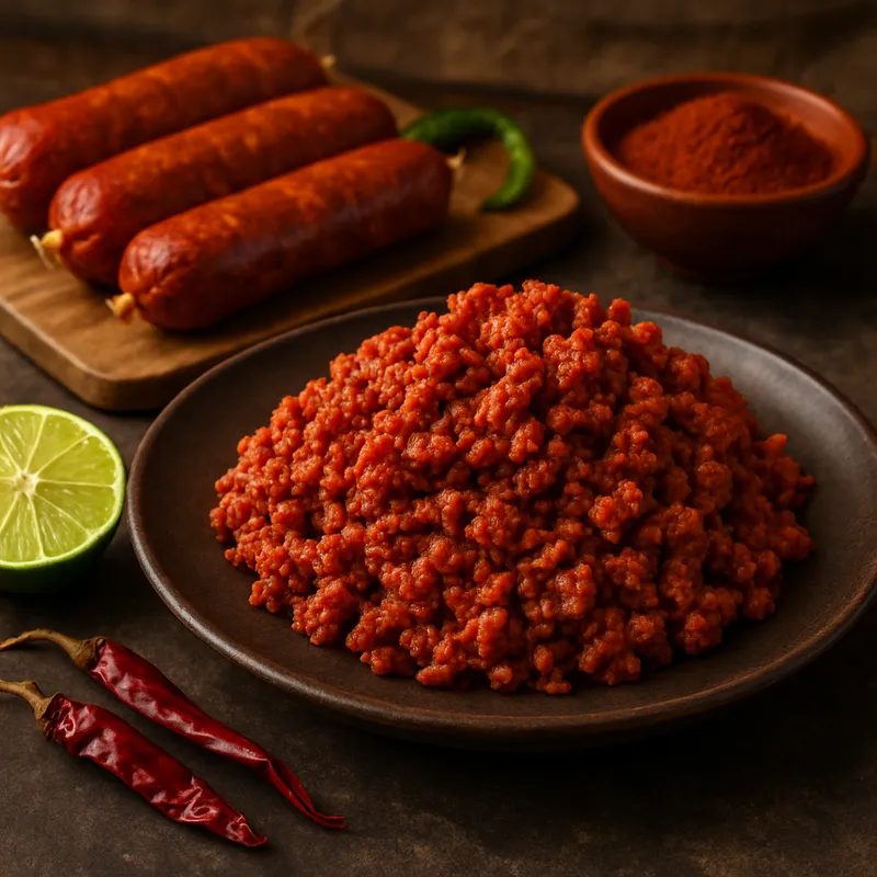Selbstgemachte mexikanische Chorizo