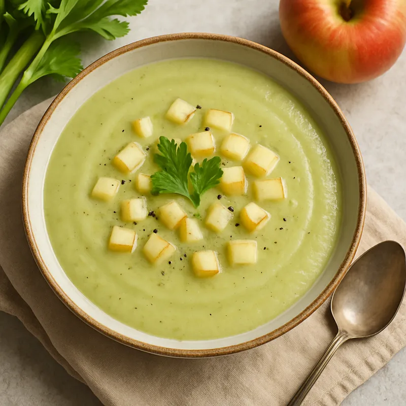Sellerie-Apfel-Suppe