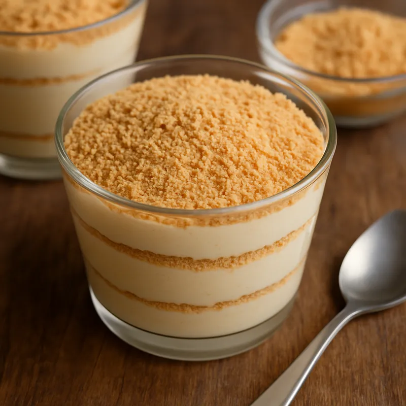Serradura (Sägemehlpudding)