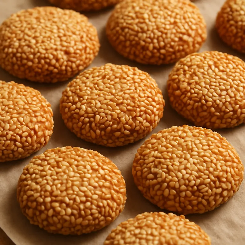 Sesamkekse (Susamlı Kurabiye)