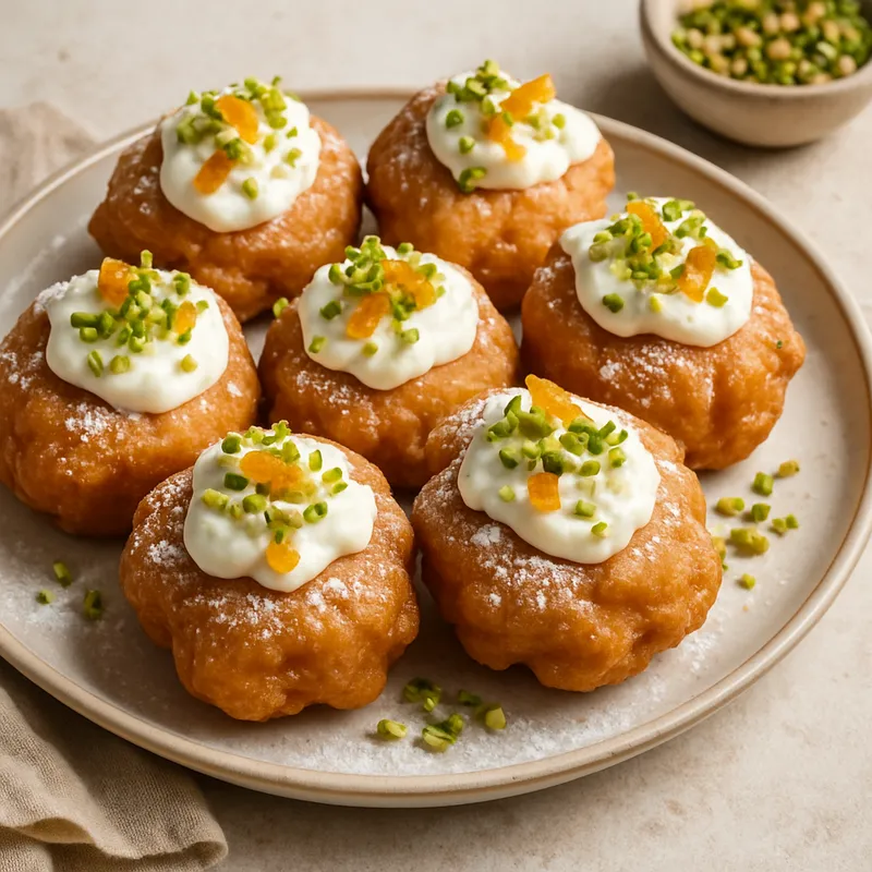 Sfincia Di San Giuseppe (Sizilianische Windbeutel zum Josefstag)