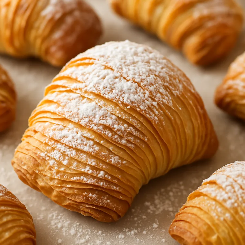 Sfogliatella (Italienisches Blättergebäck)