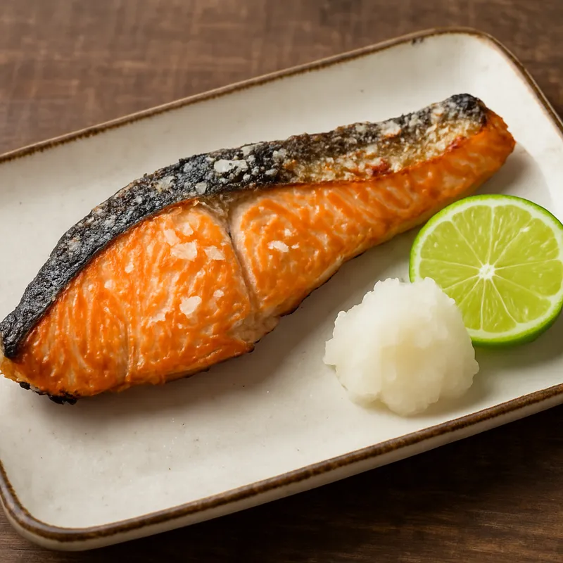 Shioyake Sake (Salzgegrillter Lachs)