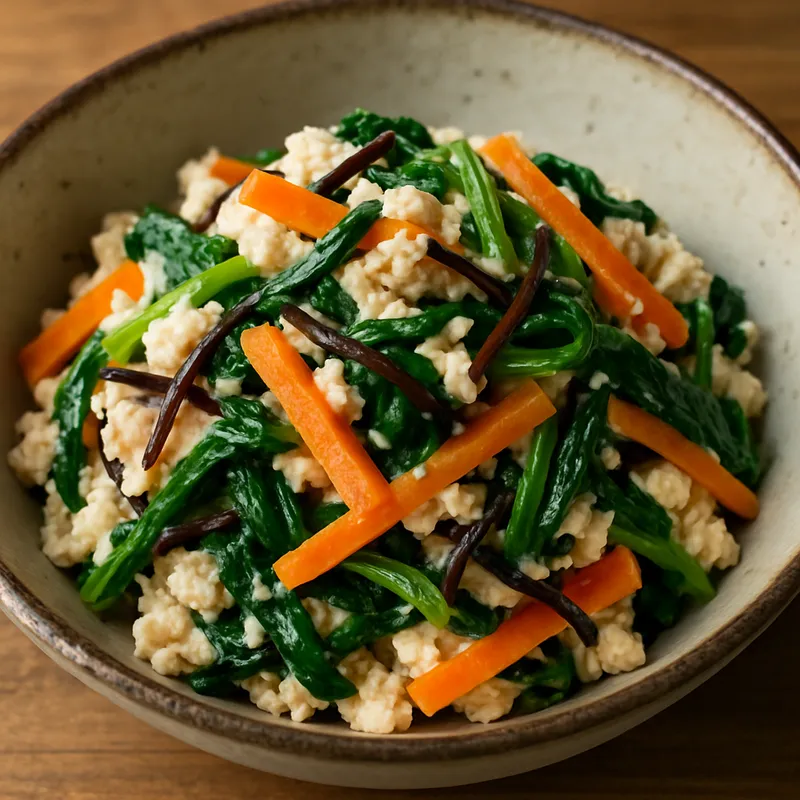 Shira-ae (Tofu-Gemüsesalat)
