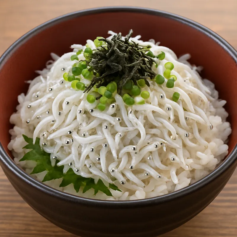 Shirasu Don (Weißköder-Reisschüssel)