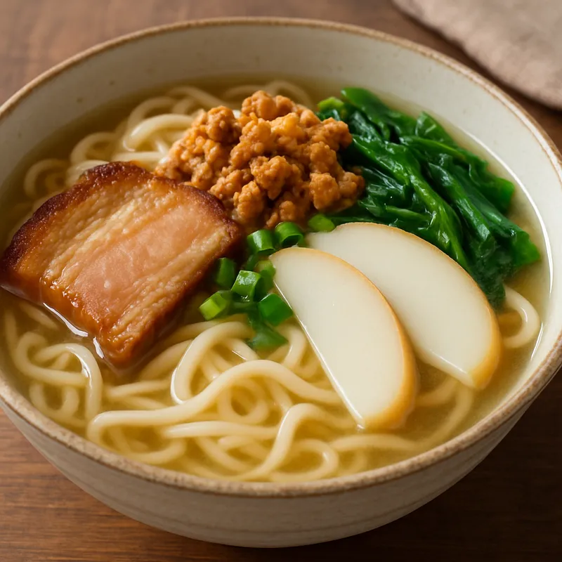 Shisa Nyuumen (Okinawanische Nudelsuppe)