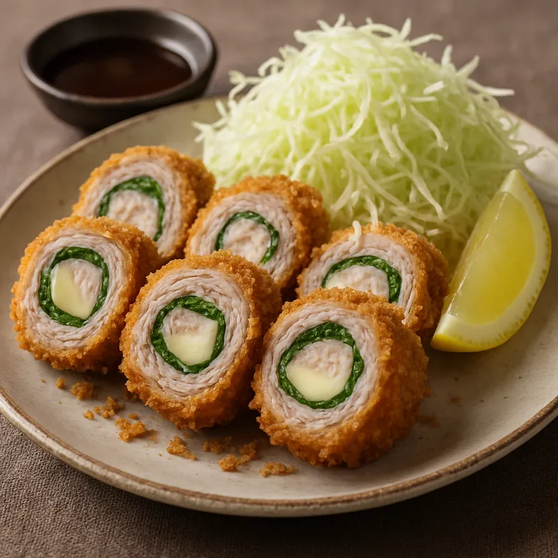 Shiso-Käse-Schweineroll-Katsu