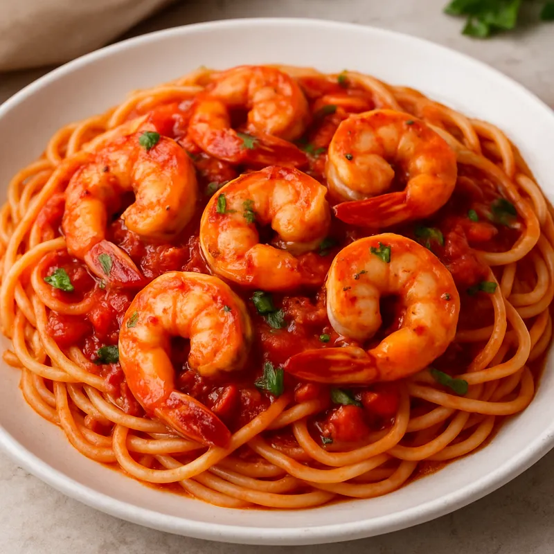 Shrimp Fra Diavolo (Würzige italienische Garnelen)