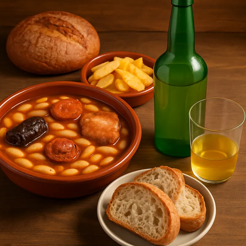 Sidreria Asturiana (Asturisches Ciderhaus-Menü)