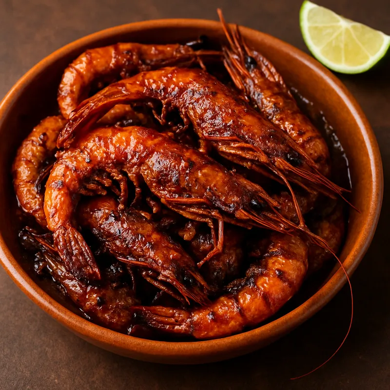 Sinaloa Camarones Cucarachas (Sinaloa Geröstete Garnelen)