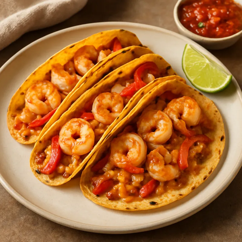 Sinaloa Tacos Gobernador (Gobernador-Tacos aus Sinaloa)