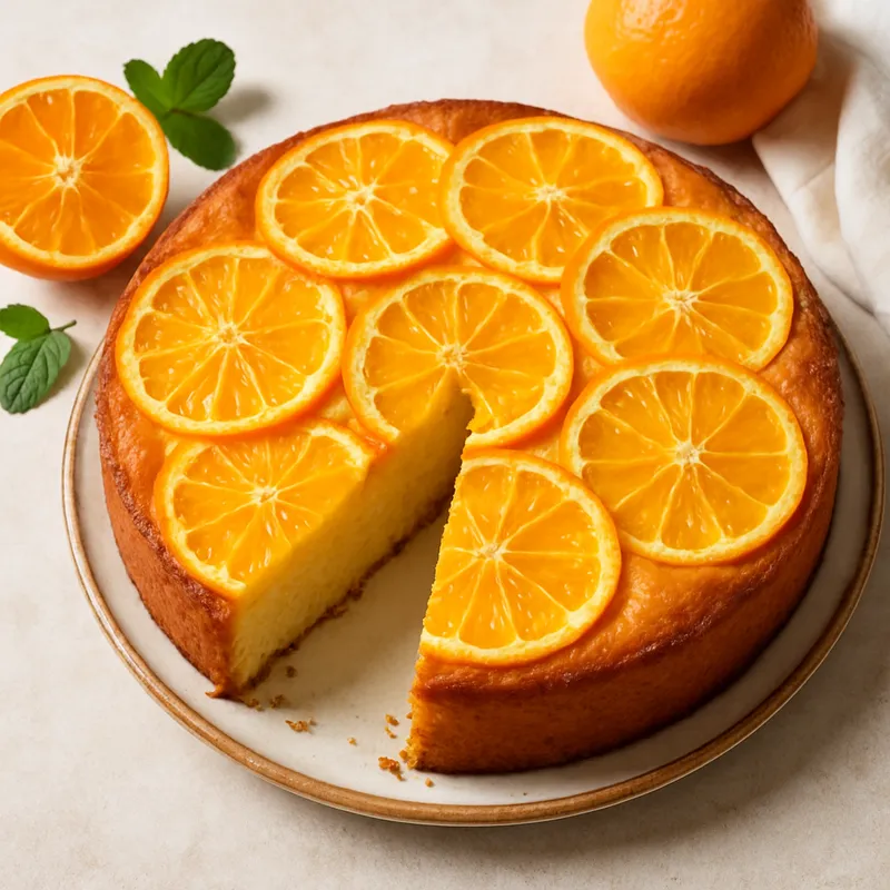 Sizilianischer Orangenkuchen