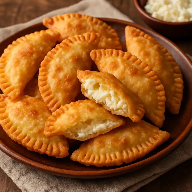 Skaltsounia (Frittierte Käsegebäcke)