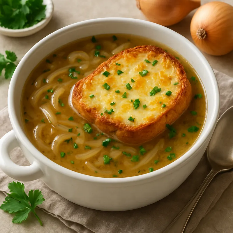 Soğan Çorbası (Türkische Zwiebelsuppe)