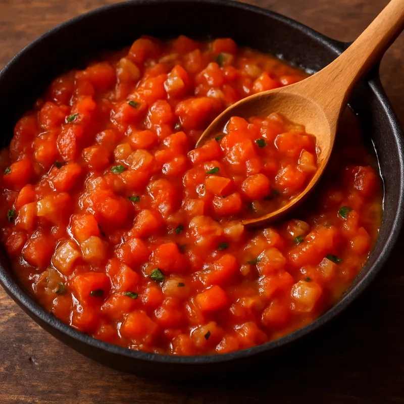 Sofrito (Tomaten-Zwiebel-Basis)
