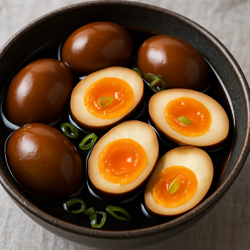 Sojasauce-Pickled-Eier