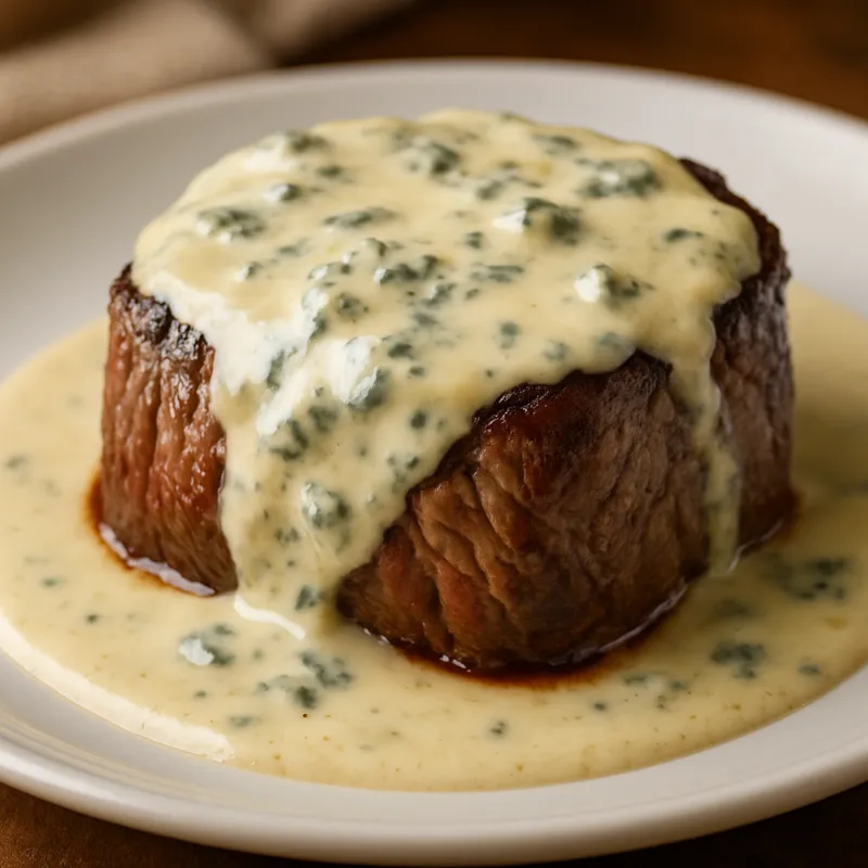 Solomillo Al Cabrales (Rinderfilet mit Blauschimmelkäse)