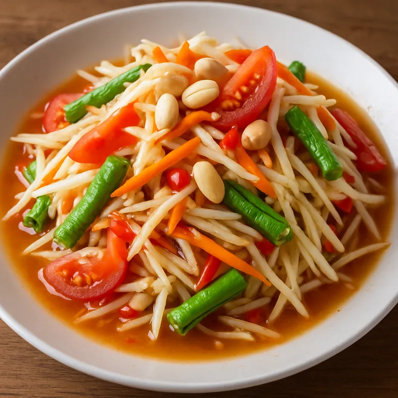 Som Tam (Grüner Papayasalat)