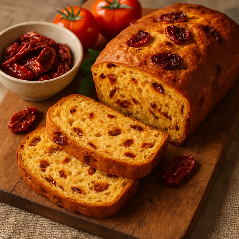 Sonnengetrocknetes Tomatenbrot