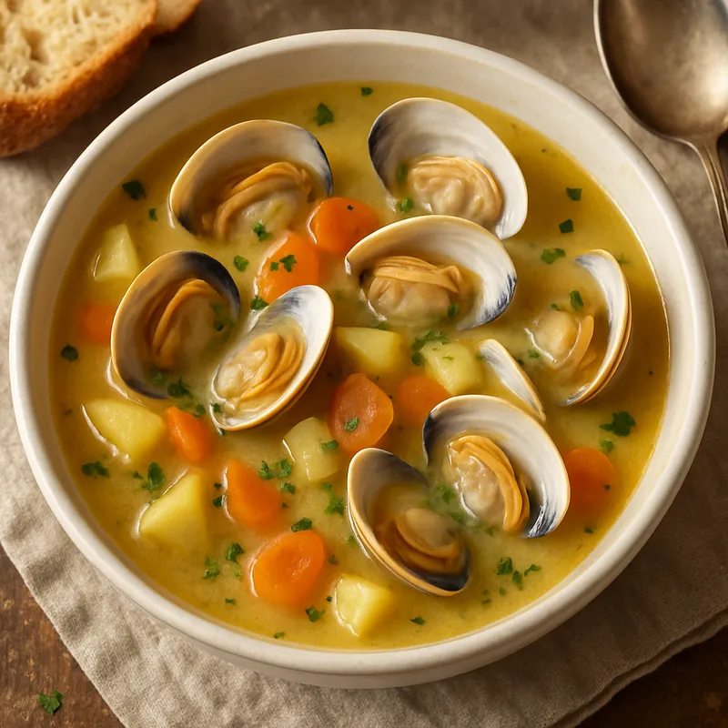 Sopa De Almejas (Muschelsuppe)