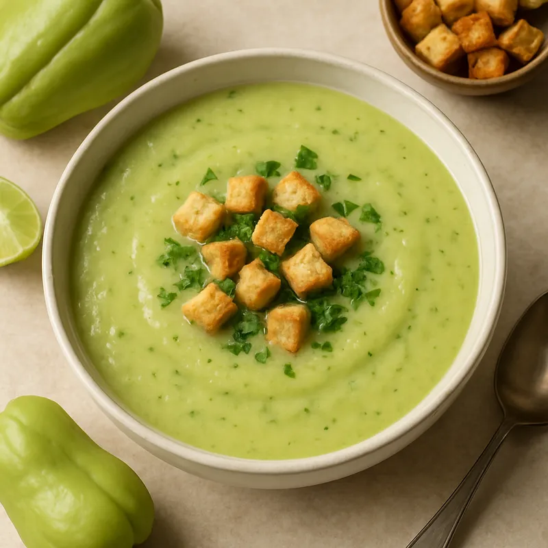 Sopa De Chayote (Chayote-Suppe)