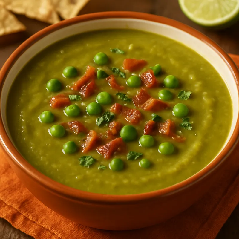 Sopa De Chicharo (Mexikanische Erbsensuppe)