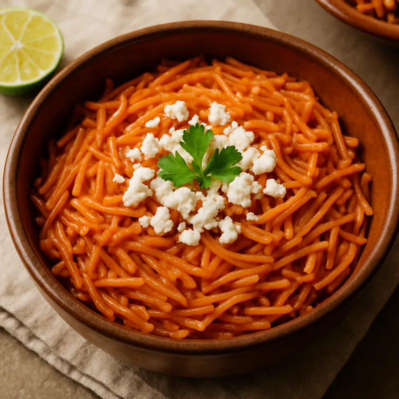 Sopa de Fideo Seco (Trockene Fadennudelsuppe)