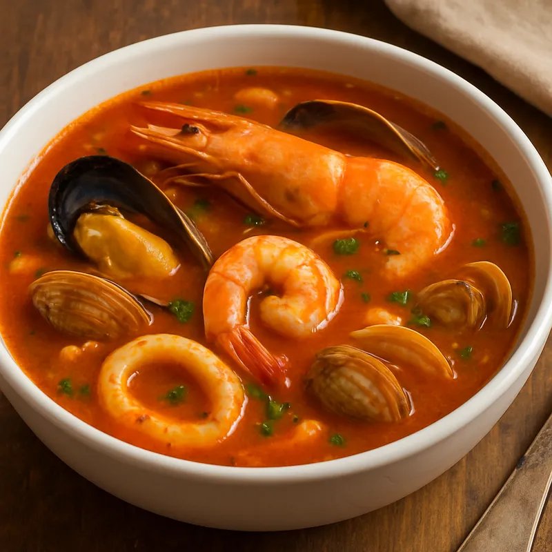 Sopa De Marisco (Meeresfrüchtesuppe)