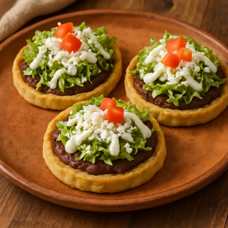 Sopes (Dicke Maisschiffchen)
