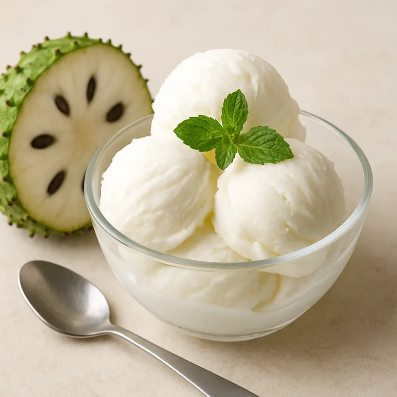 Soursop-Eis (Helado De Guanabana)