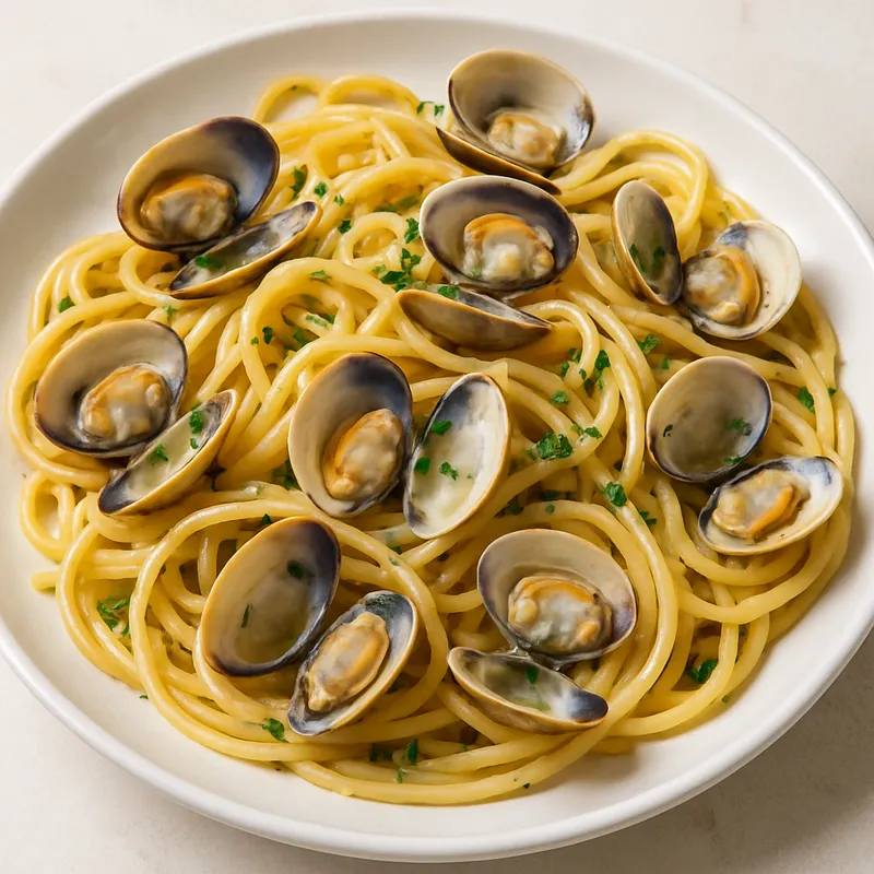 Spaghetti alle Vongole (Spaghetti mit Venusmuscheln)