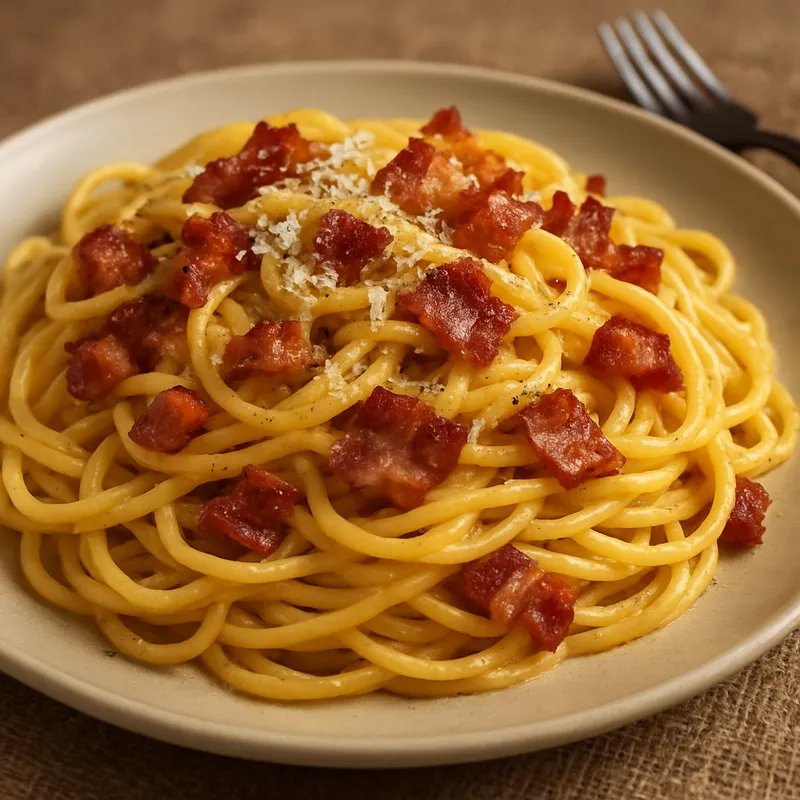 Spaghetti Carbonara American Style