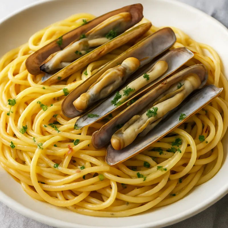 Spaghetti mit Schwertmuscheln