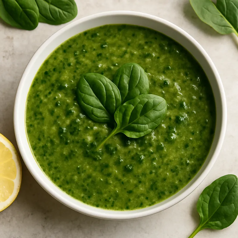 Spanakisoupa (Spinatsuppe)