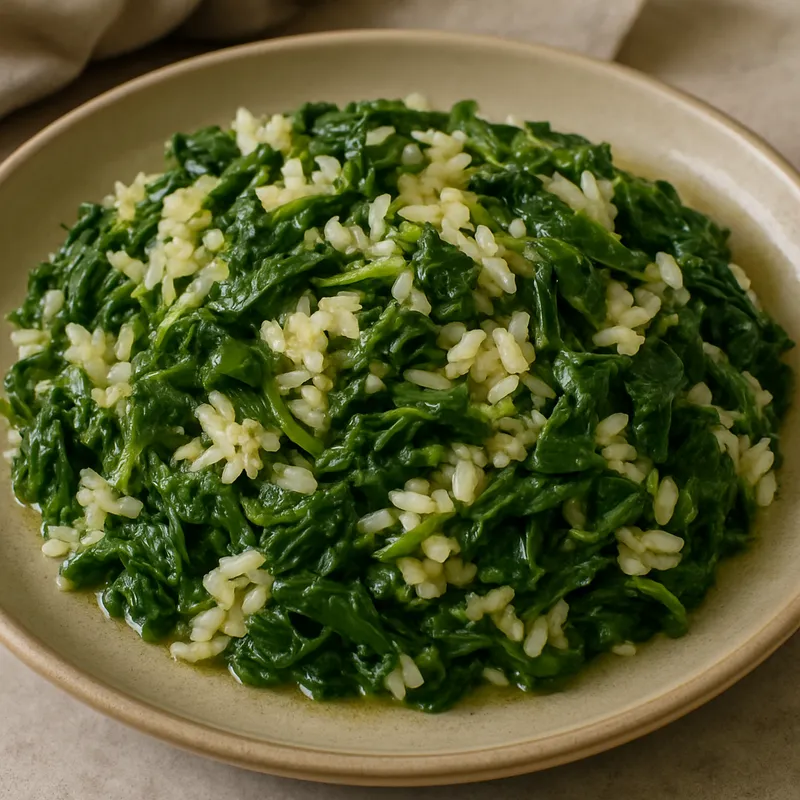 Spanakorizo (Spinat mit Reis)