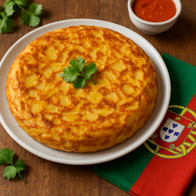 Spanische Tortilla auf Portugiesische Art