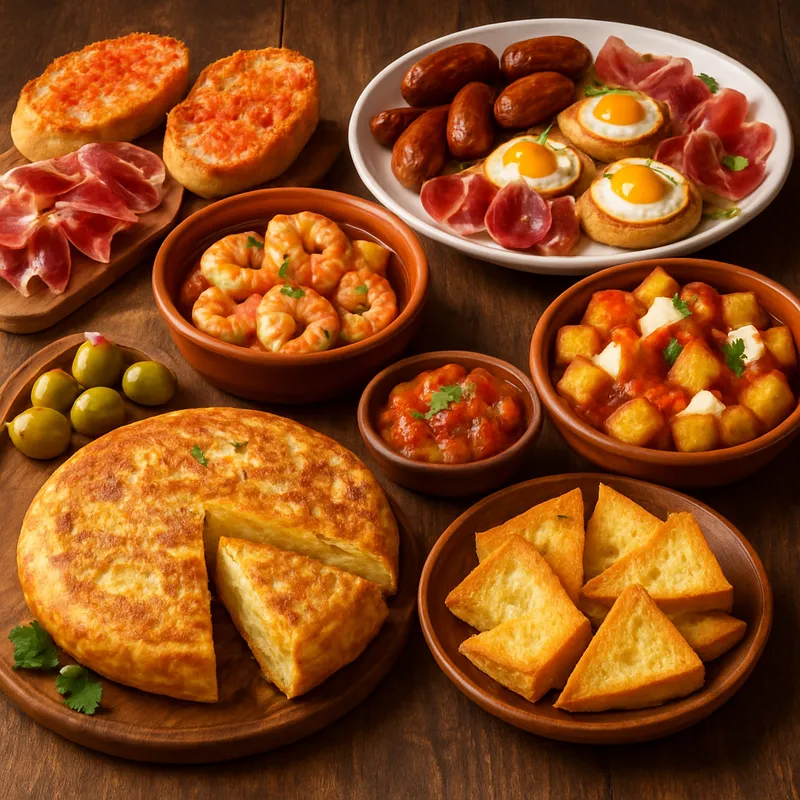 Spanisches Brunch-Buffet