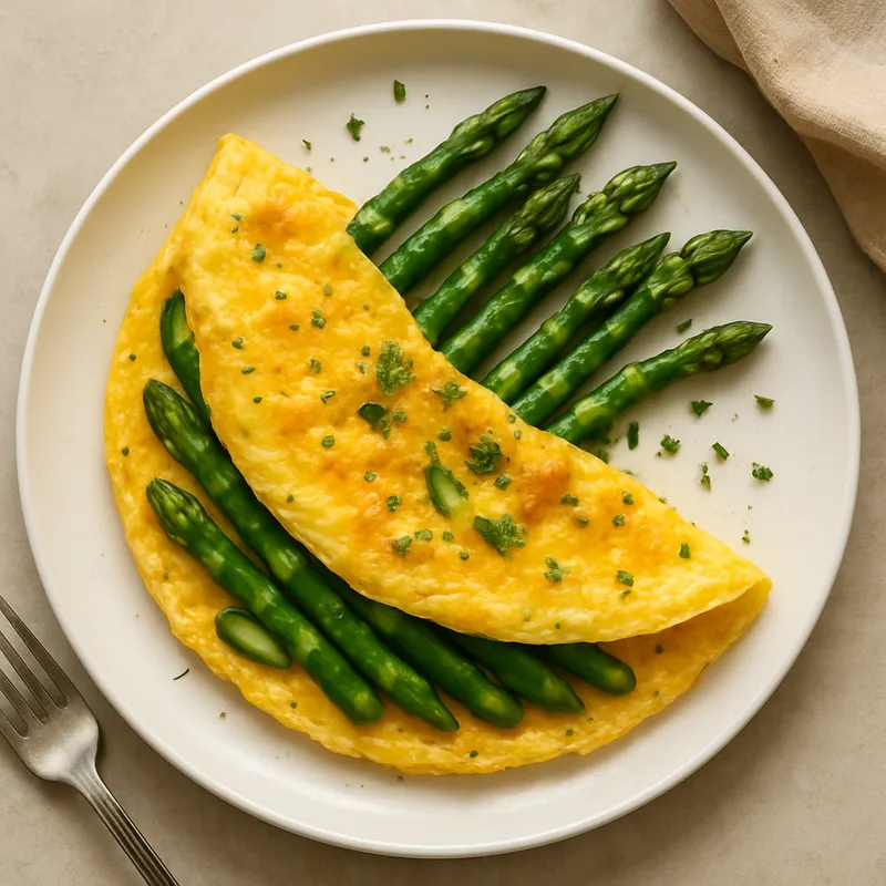 Spargel-Omelett