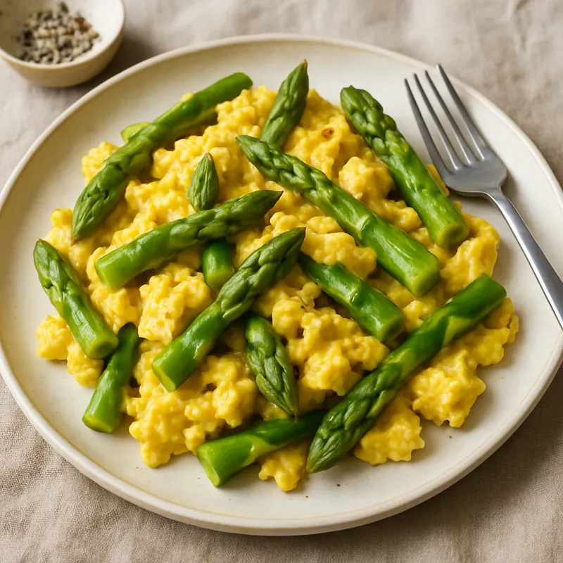 Spargel-Rührei
