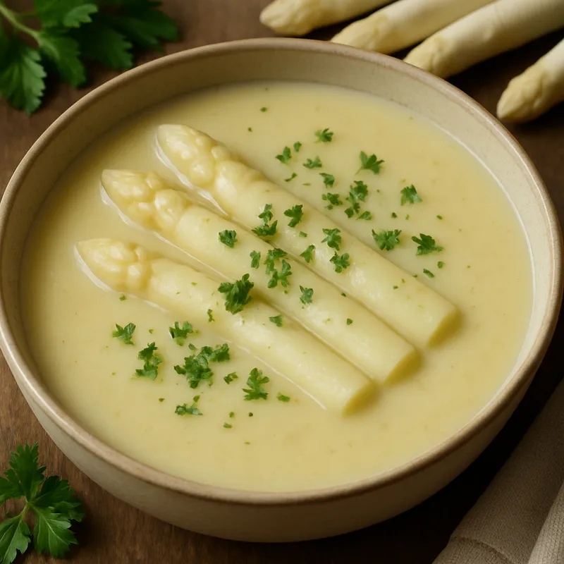 Spargelcremesuppe