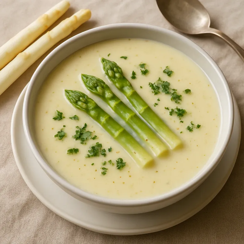 Spargelcremesuppe