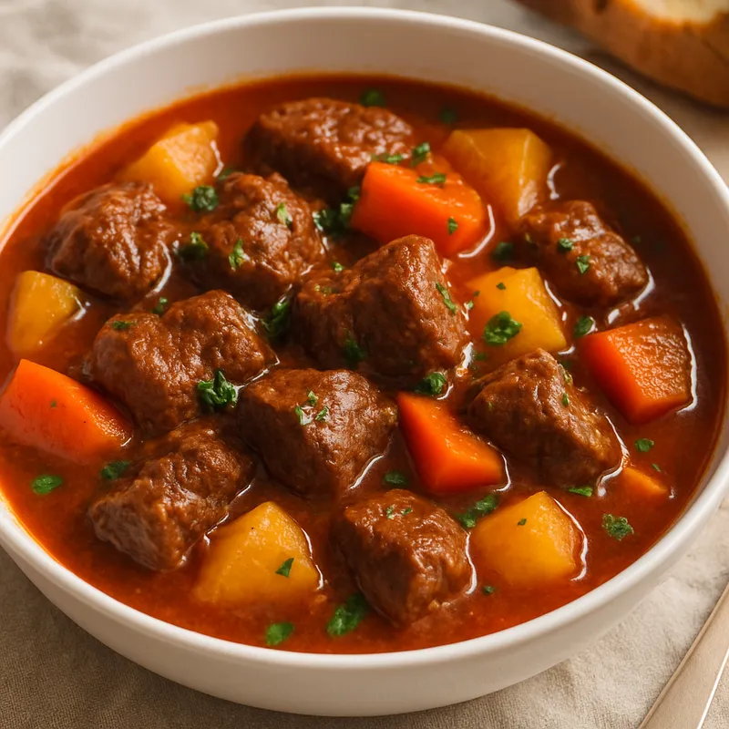Spezzatino di Manzo (Italienisches Rindergulasch)