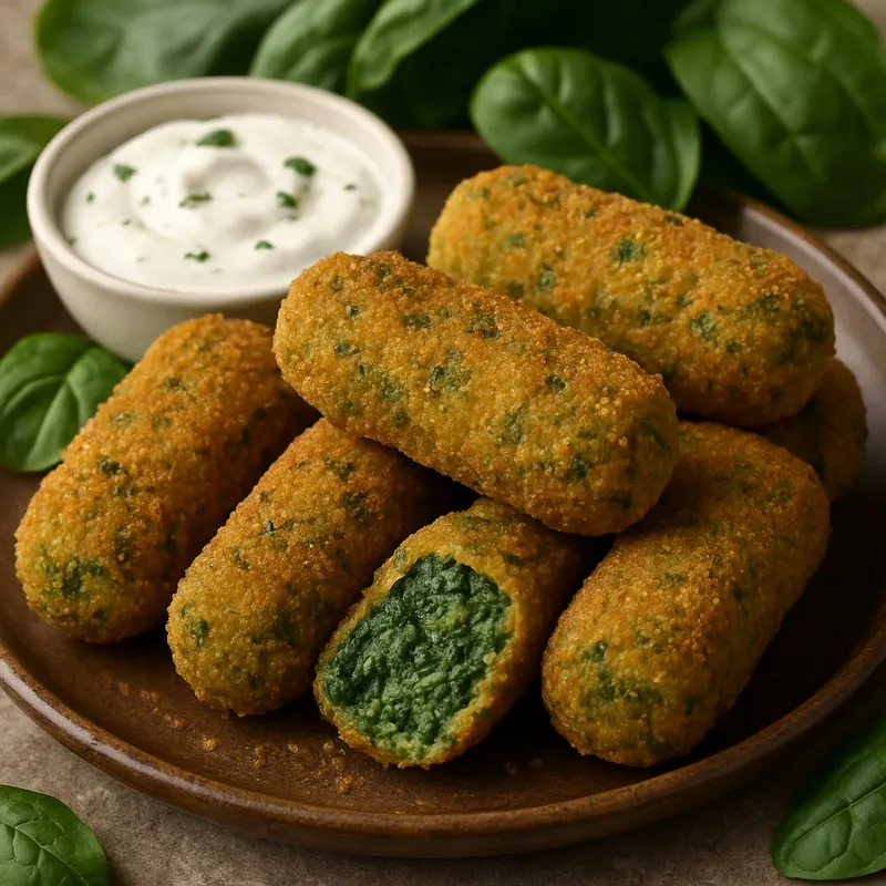 Spinat-Kroketten