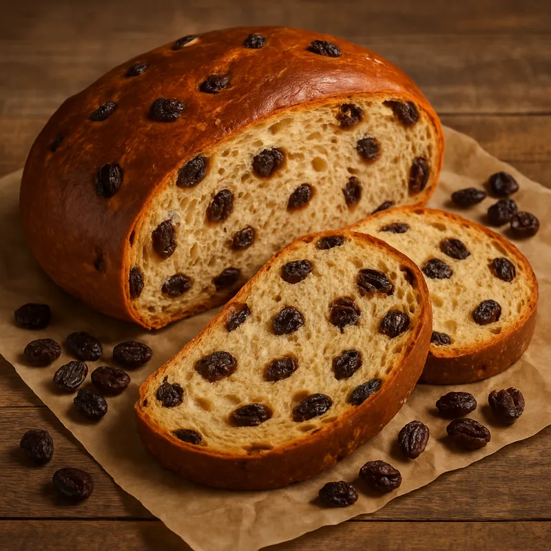 Stafidopsomo (Rosinenbrot)