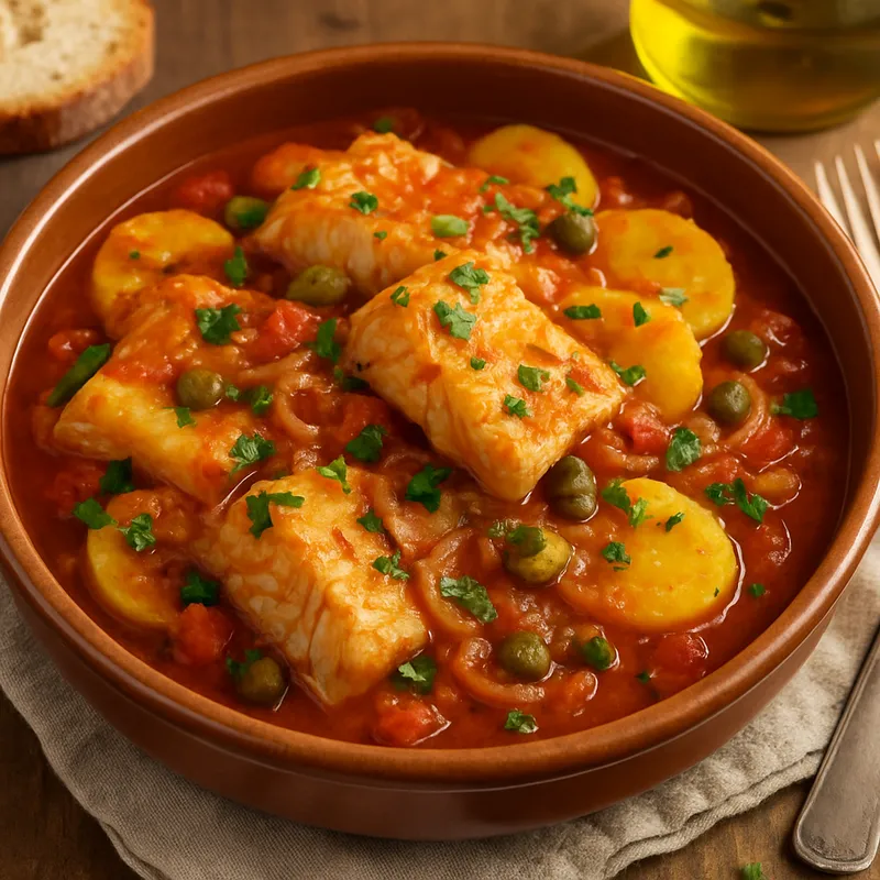 Stoccafisso alla Genovese (Stockfisch nach Genueser Art)