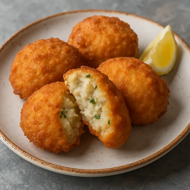 Stockfisch-Krapfen