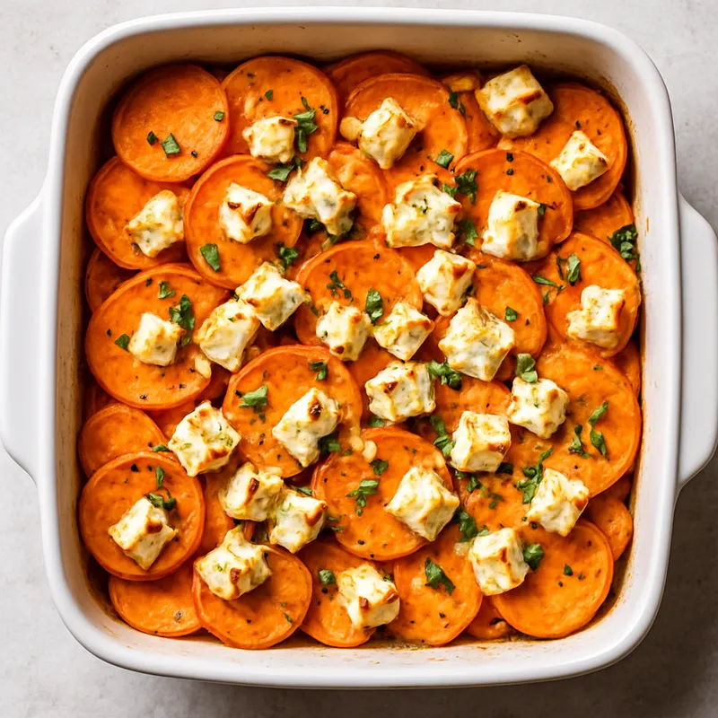 Süßkartoffel-Feta-Auflauf