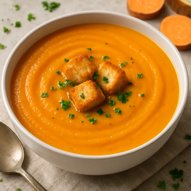 Süßkartoffelcremesuppe
