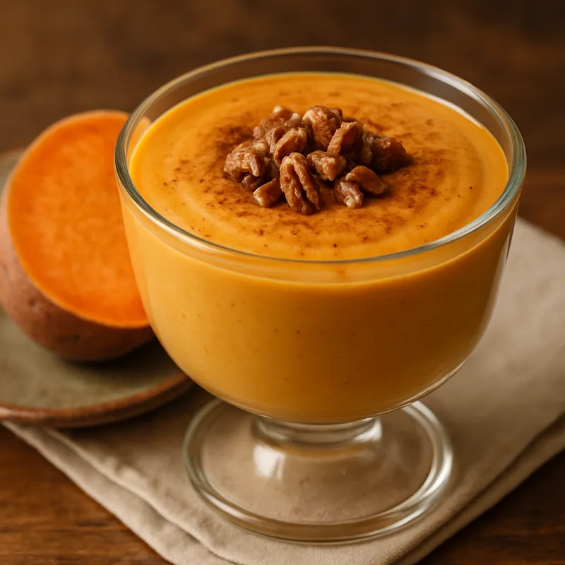 Süßkartoffelpudding